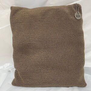 THE Sak Woven Light Brown PIllow w Key chain